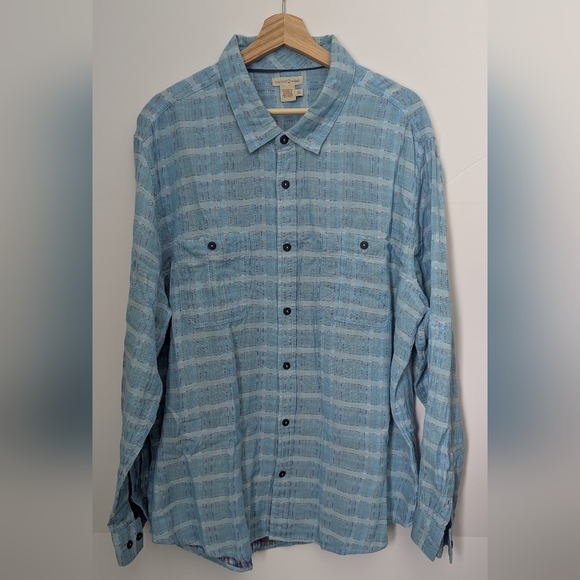 Carbon2Cobalt Brand New Sea Change Chambray Shirt Size XL - Picture 4 of 10